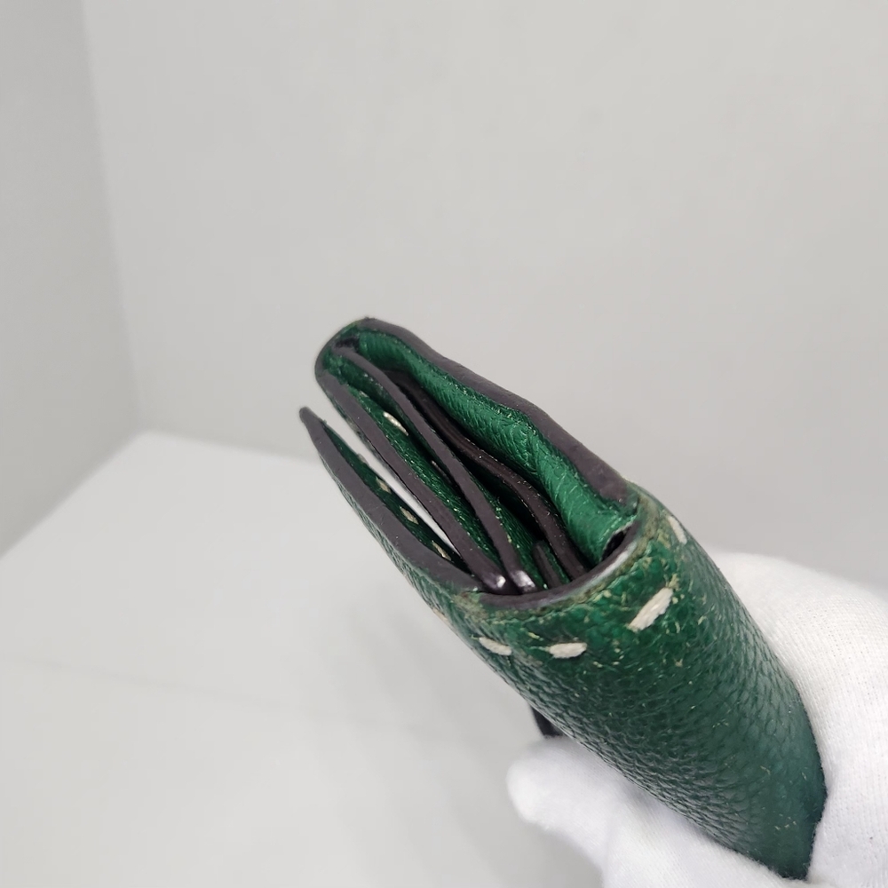 Bcbgmaxazria Large Green Leather Wallet - Picture 7 of 16